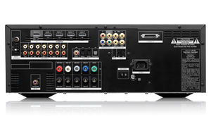 AVR 1650 - Black - Audio/Video Receiver With Dolby TrueHD & DTS-HD Master Audio & HDMI 1.4 (95 watts x 5) 5.1 - Back